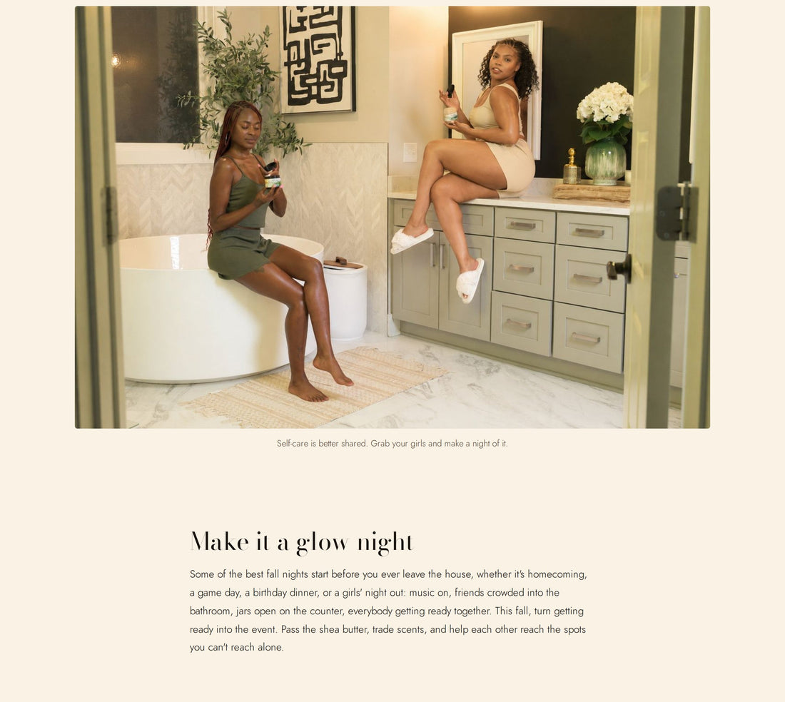 Wrapped in Shea: Your Fall Glow Guide
